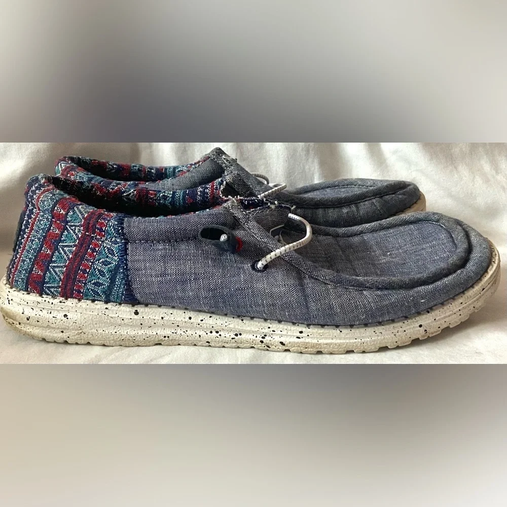 Hey Dude Men's Wally Funk Tribe Shoes Comfortable Lightweight Slip On US M9 /W11